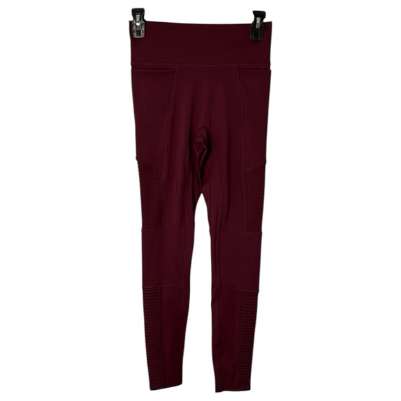 Fabletics Pants - Fabletics Legging Burgundy Athletic Full‎ Length in Size S  EUC